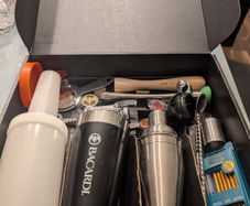 Complete Branded Bacardi Cocktail & Mojito Set + 3 Official Highball Glasses