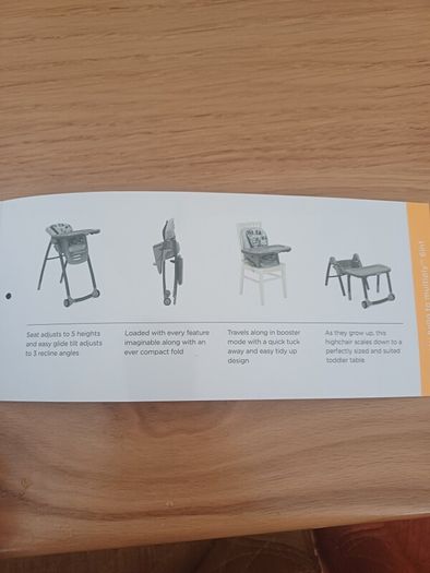 baby high chair.