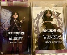 4 dolls Monster High x Wednesday