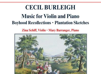 Burleigh. Music for Violin and Piano. CD. Free Postage!