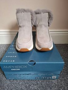 Brand new Geox AMPHIBIOX suede boots