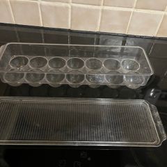14 Egg Tray Holder With Cover
