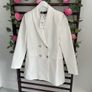 blazer Bnwt Zara longline ivory cream shade size large Image 10