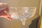 crystal centre piece bowl