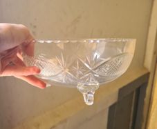 crystal centre piece bowl