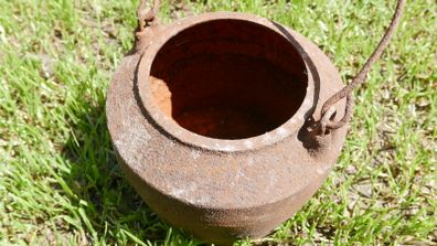 Antique  Cast Iron  Pot