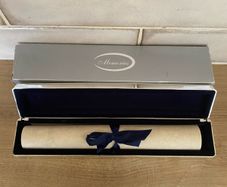 Memories Pewter Finish Non Tarnish Metal Engraved Birth Certificate Holder