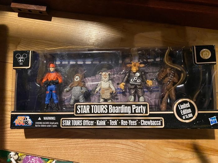 Disney Star Tours Boarding Party MISB