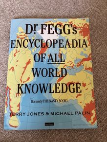 Dr. Fegg's Encyclopaedia of All World Knowledge Book signed by Michael Palin