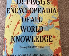 Dr. Fegg's Encyclopaedia of All World Knowledge Book signed by Michael Palin