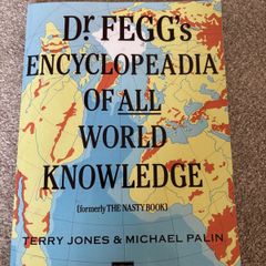 Dr. Fegg's Encyclopaedia of All World Knowledge Book signed by Michael Palin