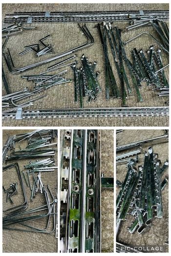 Chrome Clothing Shop Retail Set Up - Approx 20 Metres - Bars Rails Etc