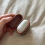 AirPod 2nd gen case with pink gems / rhinestones Image 4