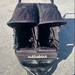 Out and about double buggy