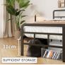 Double Bed Frame with Curved Headboard and Footboard Image 5