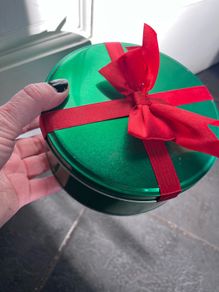 christmas gift tin