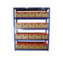 Boltless Shelving 2200H X 1800W X 500D 250Kg/Shelf (Blue) Extender Image 8