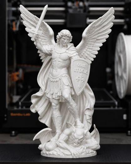 St Michael the archangel 3d printed ornament