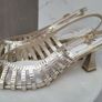 Una Healy Gold Slingbacks Image 3