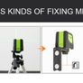 2 Lines Tape Measure Measurer Laser Level Self Levelling ( 4 degrees) Green Red Beam Laser Horizontal & Vertical Cross-Line with Magnetic Base Image 4