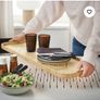 2 IKEA Bamboo trays new stackable Image 3