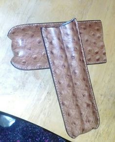 Hand Stiched Brown Leather Cigar Case