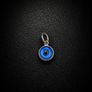 925 Vintage Sterling Silver Evil Eye Protection Charm Image 10