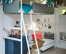 Loft Bed Frame White