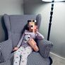 Ikea Armchair & Footstool Image 2
