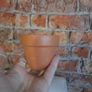 citronella candles in terracotta pots Image 3
