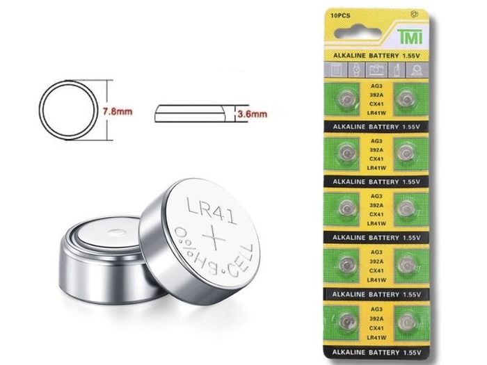AG3 LR41 SR41SW 384 392A Button Cell Batteries 10PCS