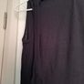 Long black vest, sleevless Image 3