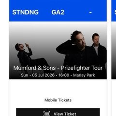mumford and sons tickets