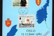 1980 Isle of Man 1980 Visit of King Olav V of Norway Stamp Miniature Sheet Commemorative Stamps Fine Used