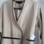 Zara bnwt cotton coat with belt Image 2