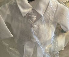 Christening Suit 3-6 months old