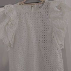 Open work blouse