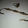 Handmade Ruby Sterling Silver Jewellery Set, Turkish Design Image 5