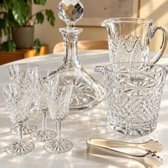 Waterford & Galway Vintage Crystal Glasses Decanter Ice Bucket Job Lot Dublin D18 Collection
