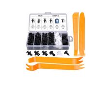 100Pcs Car Fixing Clips + 4Pcs trim removal tools