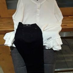 (2 Piece) Designer DKNY Girls Outfit to fit 11 to 12 YRS