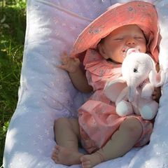 Lifelike Reborn Baby Dolls - 20-Inch Sweet Smile Realistic-Newborn Baby Dolls Sleeping Baby Girl Real Life Baby Dolls with Toy Accessories Gift Set (FREE POSTAGE)