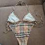 Burberry Bikini Swimsuit Two Piece Size Medium Image 4