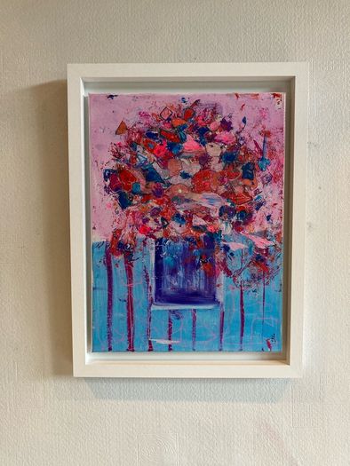 Original Painting Irish Abstract Floral Original Floral Painting Original Art contemporary Irish art