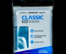 100x Ultimate Guard Soft Sleeves Small Japanese Size (New Sealed) 62 x 89 mm Pack Yugioh
