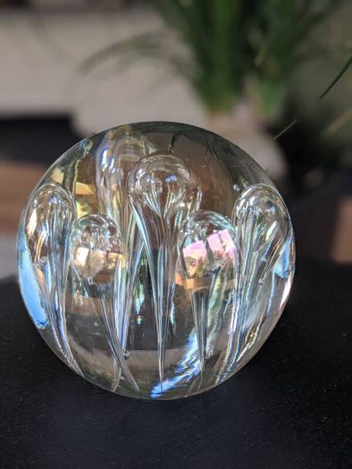 Glass paperweight