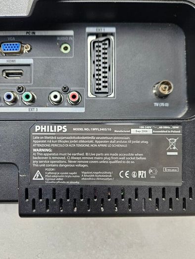Philips TV 19" incl Wall Mount