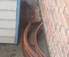 fire grate and front