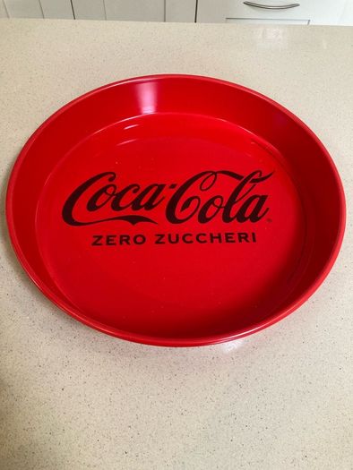 Coca Cola Metal tray 35 cm Italian