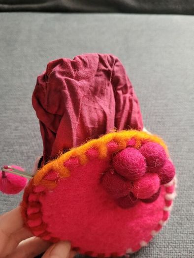 Handmade Flower Coin Purse, size: 5"